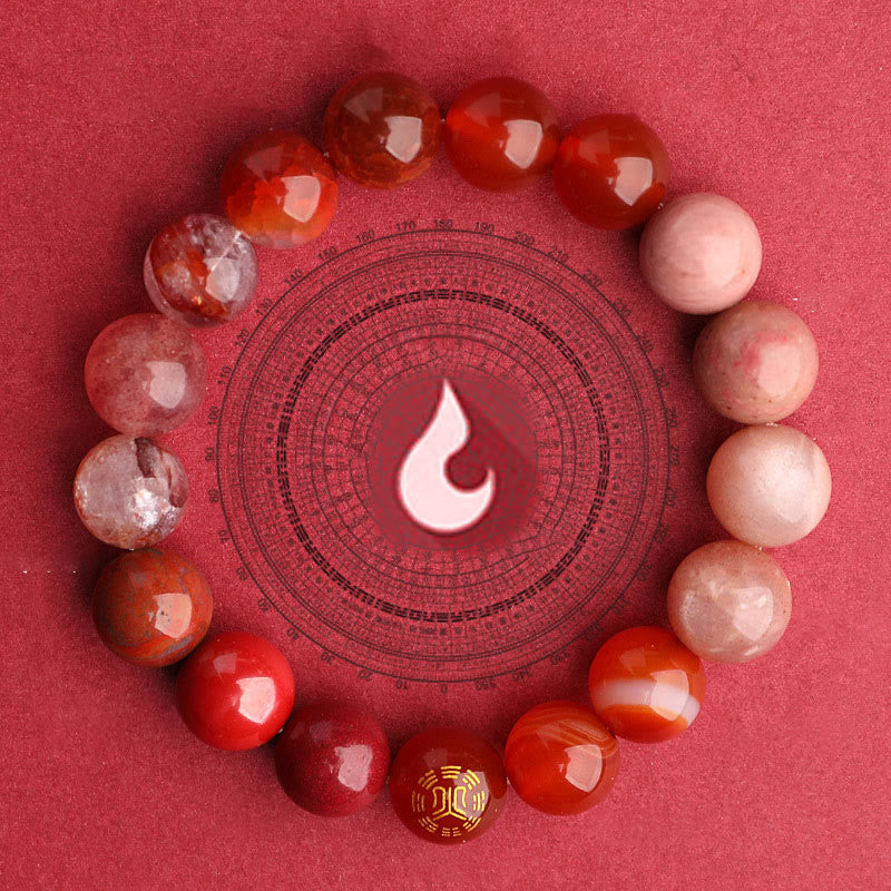 Bracciale Buddha Stones Five Elements Vari Agata Equilibrio Fortuna - Image 36