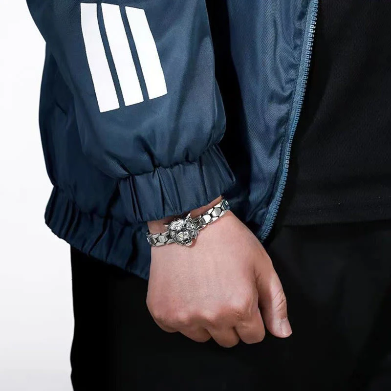 Braccialetto curativo con motivo a testa di tigre in Buddha Stones - Image 9