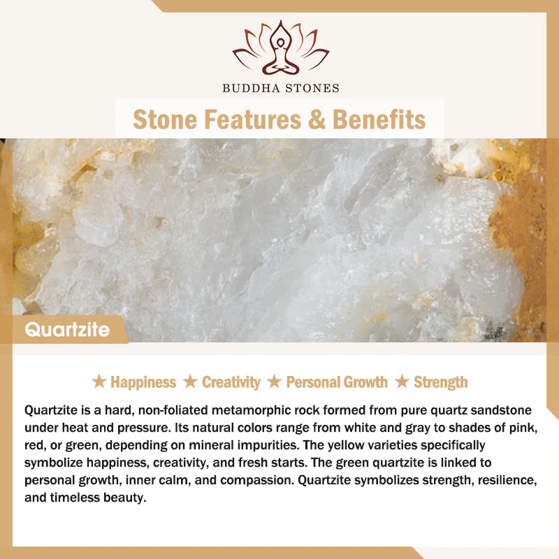 Braccialetto Buddha Stones con 108 perle Mala in quarzite naturale per la ricchezza e la fortuna - Image 16