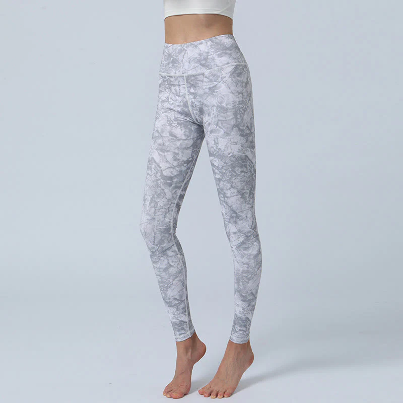 Buddha Stones Flowers Leaves Stampa Sport Fitness Yoga Leggings a vita alta Pantaloni da yoga da donna - Image 14