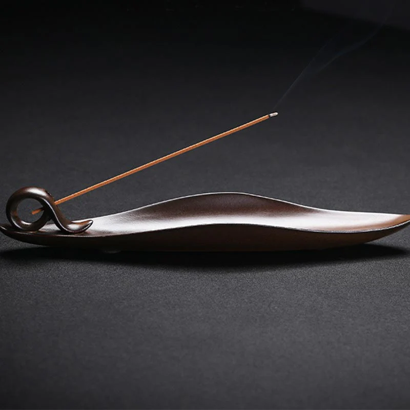 Buddha Stones in ceramica bastoncino benedizione bruciatore di incenso decorazione - Image 3