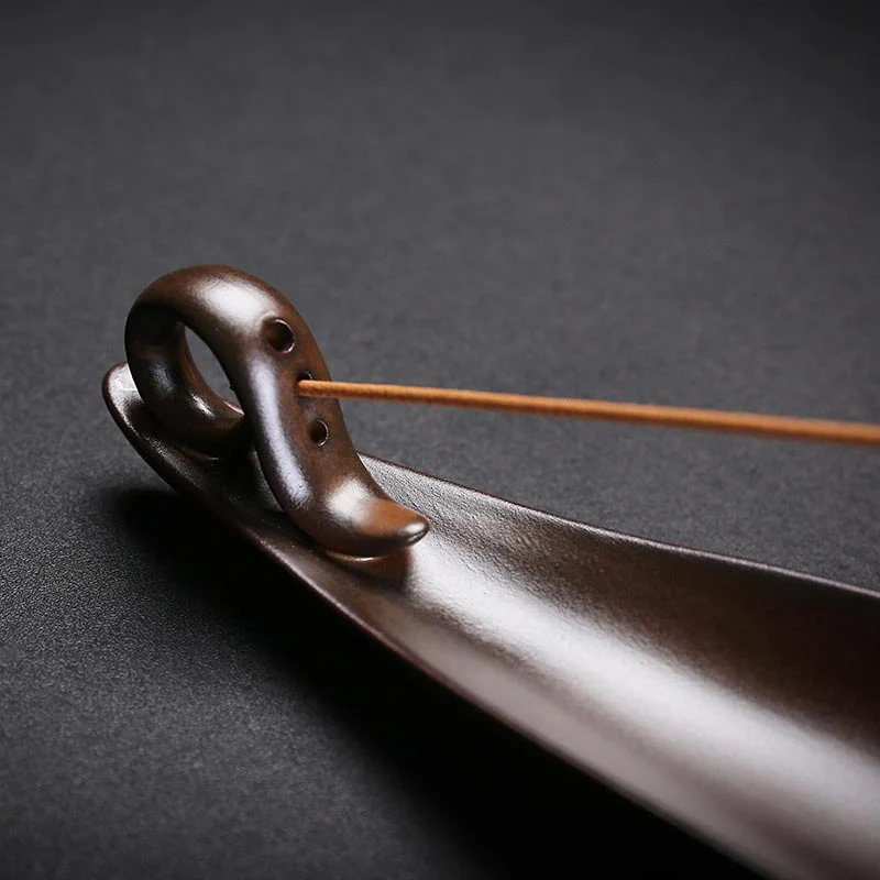 Buddha Stones in ceramica bastoncino benedizione bruciatore di incenso decorazione - Image 4