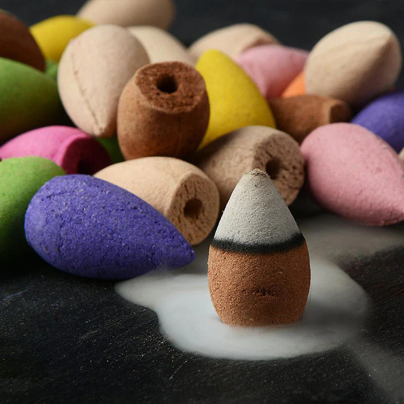 Buddha Stones Lotus Bergamotto Bruciatore di incenso curativo - Image 10