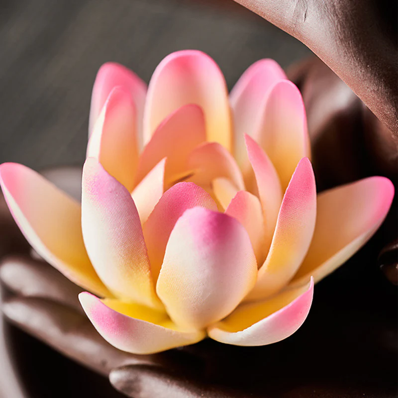 Buddha Stones Lotus Bergamotto Bruciatore di incenso curativo - Image 4