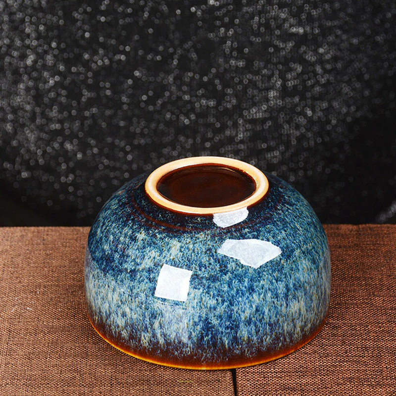 Buddha Stones Lotus Dragon Phoenix Koi Fish Tazza da tè in ceramica cinese Jianzhan Kung Fu Tea Cup 110ml - Image 4