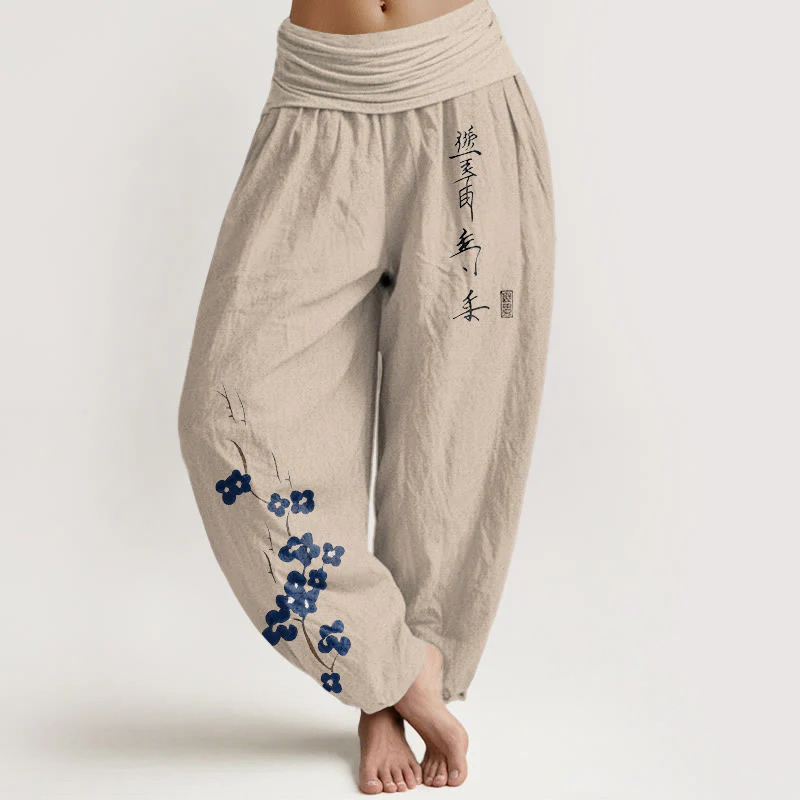 PANTALONI HAREM IN COTONE