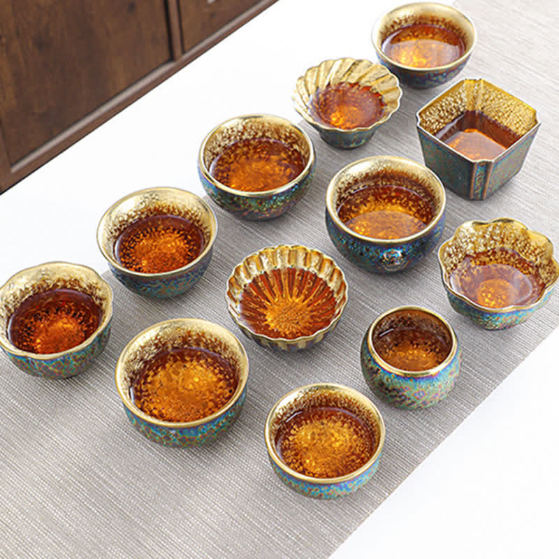 Buddha Stones Tazza da tè in ceramica colorata Tazze da tè - Image 29