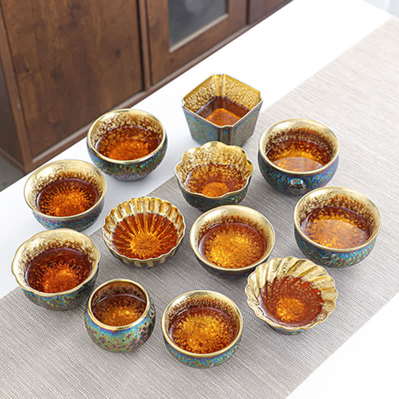 Buddha Stones Tazza da tè in ceramica colorata Tazze da tè - Image 30