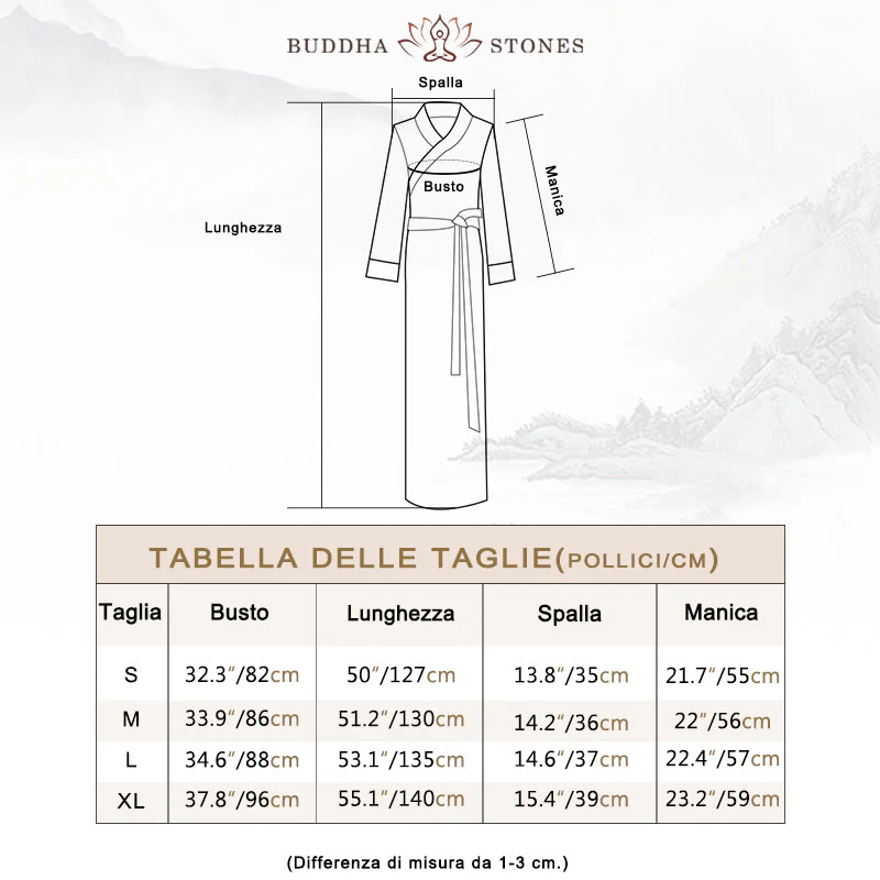 Buddha Stones Tibetan Dress Clothing Lhasa Abito lungo avvolgente Maxi abito Abbigliamento donna - Image 6