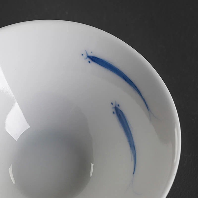 Buddha Stones Vintage Prugna Orchidea Bambù Crisantemo Loto Koi Pesce Tazza da Tè in Ceramica Kung Fu Tazze da Tè - Image 14