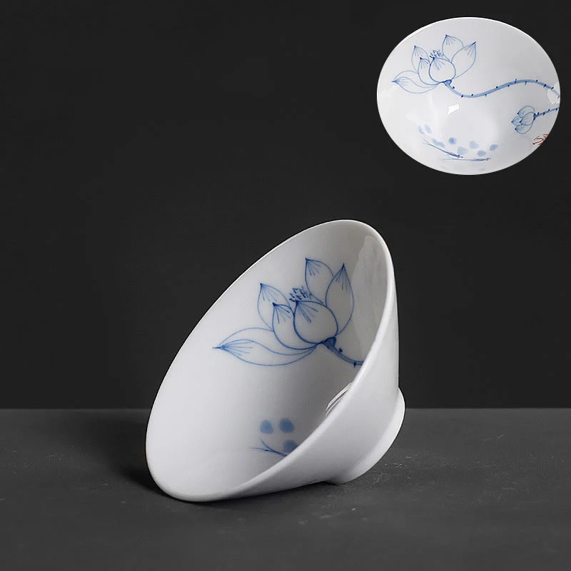 Buddha Stones Vintage Prugna Orchidea Bambù Crisantemo Loto Koi Pesce Tazza da Tè in Ceramica Kung Fu Tazze da Tè - Image 22