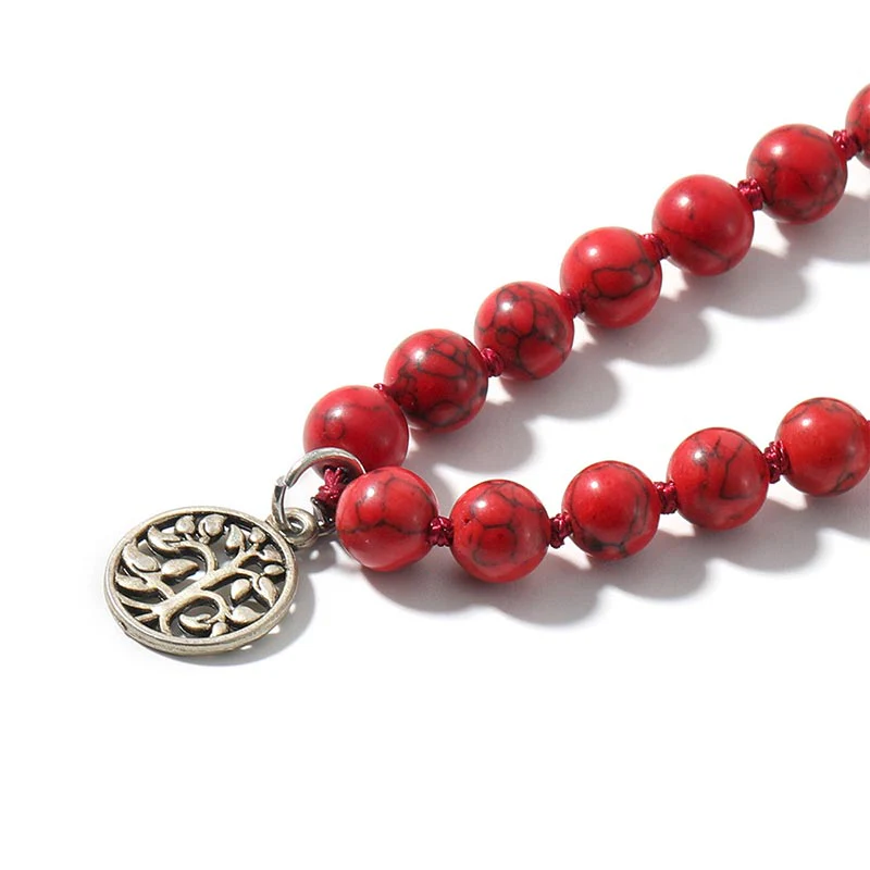 Collana con 108 perle di Mala, preghiera, yoga e meditazione - Image 3