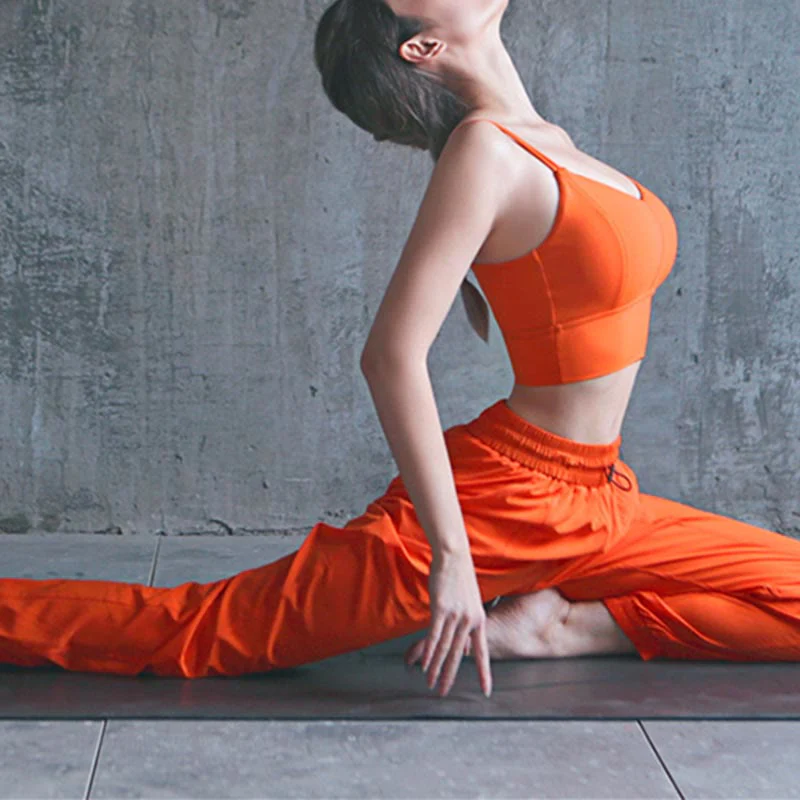 Pantaloni da jogging sportivi da yoga fitness a vita alta con tasche Buddha Stones - Image 14