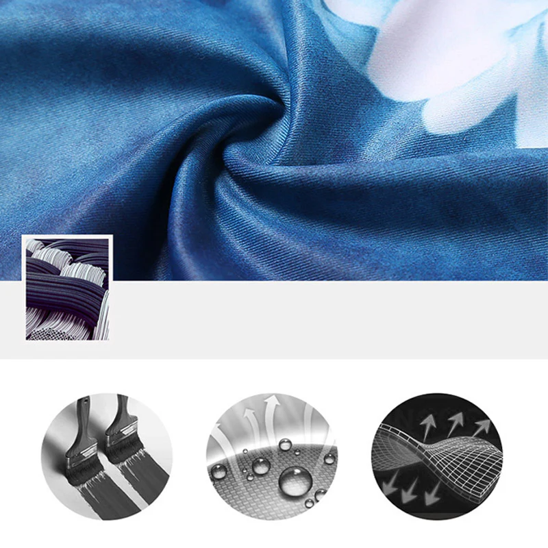 Pantaloni da yoga da donna con stampa floreale e fiori di loto e Buddha Stones - Image 11