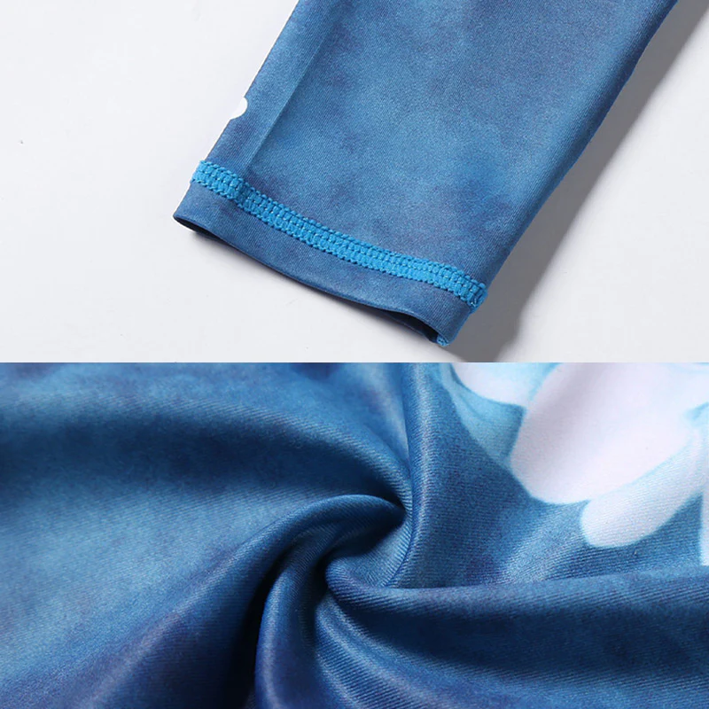 Pantaloni da yoga da donna con stampa floreale e fiori di loto e Buddha Stones - Image 9