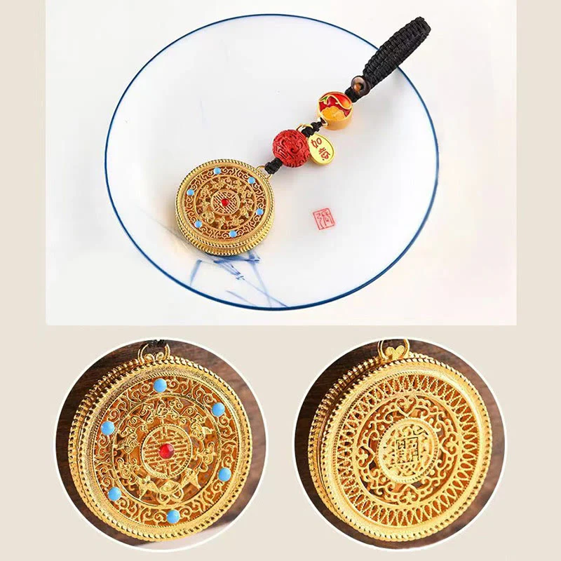 Portachiavi con ciondolo a forma Buddha Stones Fu Character Blessing Ruyi - Image 16